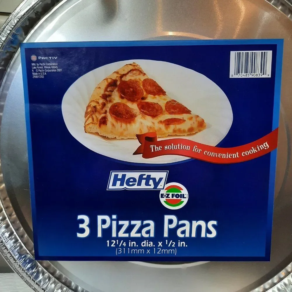 NEW Hefty PIzza pans 6 pans total 12.25x.5